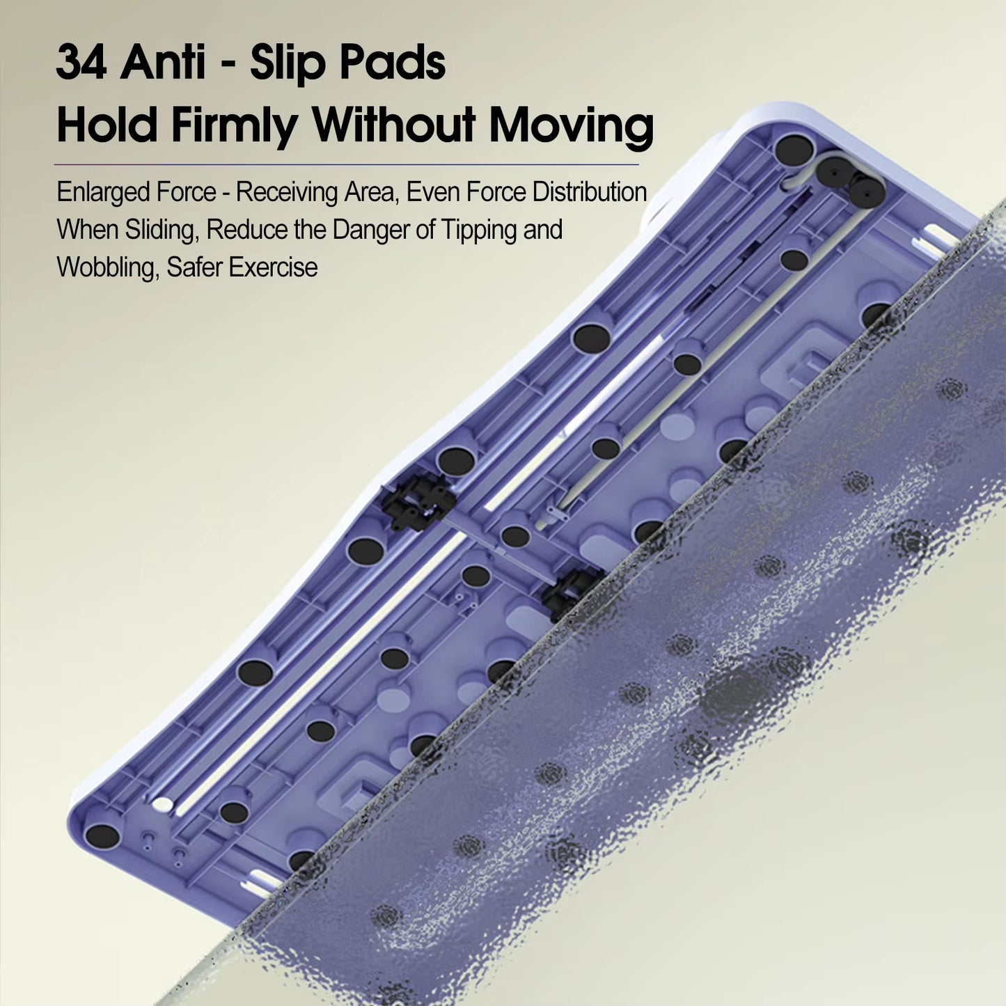 At Home Pilates Board Foldable 4-In-1 Exercise Ab Wheel Roller Exercise Equipment for Home Gym Workout Core Trainer