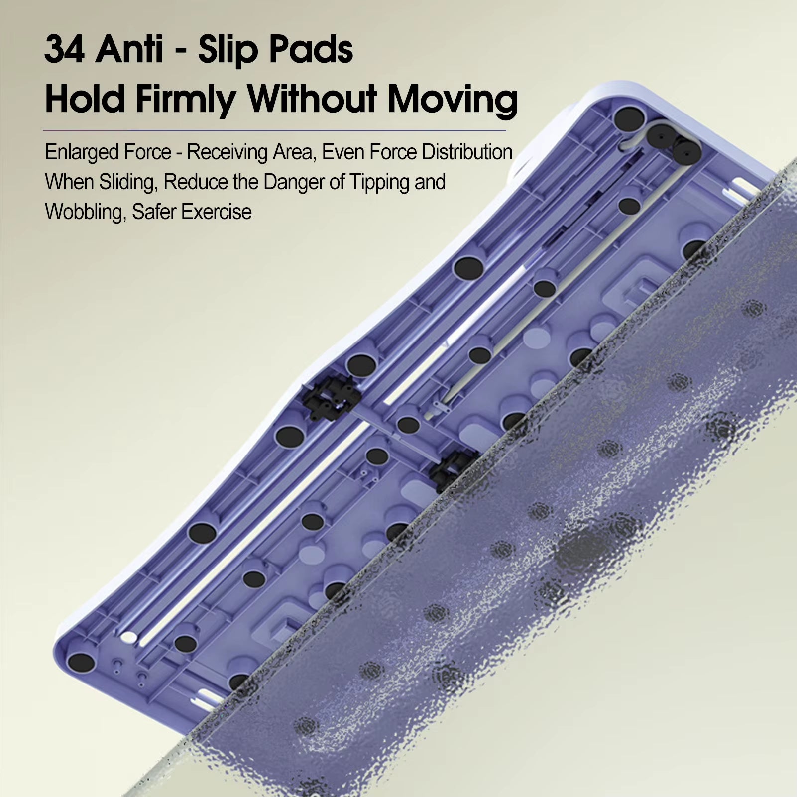 At Home Pilates Board Foldable 4-In-1 Exercise Ab Wheel Roller Exercise Equipment for Home Gym Workout Core Trainer