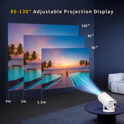 4K 720P Hy320 Pro HY300 240P YG300 Proyector Tikto Hot Sale Full Hd Portable Outdoor Projector Home Theater Proyector
